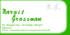 margit grossman business card